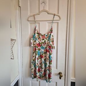 Ambiance Floral Spaghetti Strap Dress
